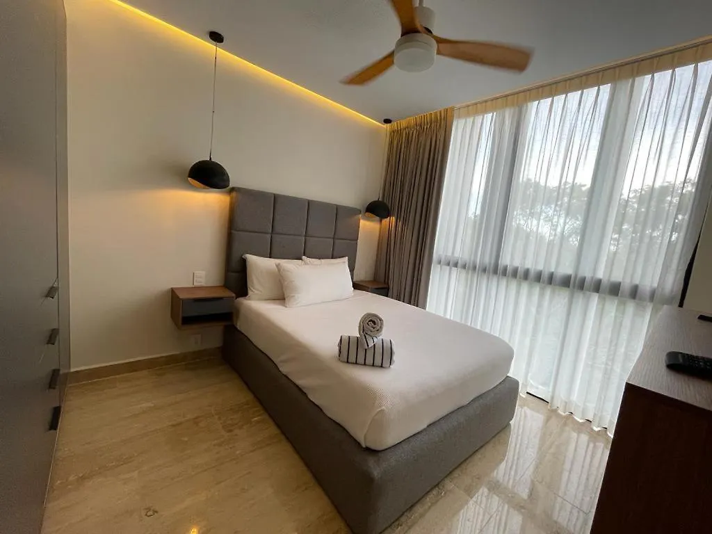 2 Bed Elegant Apt Aldea Zama Great Location Apartment Tulum 0*,  Mexico